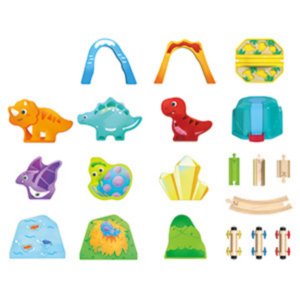 dinosaur for boys dinosaur legos age 4-7 toys kids 2-4 5-7 train jurassic park set race track toddlers 3-5 toddler toy 2 year old boy trains sets table tracks volcano wooden wood