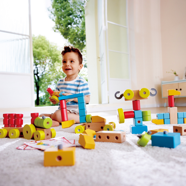 Infinite Imagination Blocks Hape, wooden blocks kenya, wooden toys kenya, montessori toys, educational toys kenya, toys or boys, toys for girls, toys for 18 months, toys for 24 months, toys for 3 years, toys for 4 years