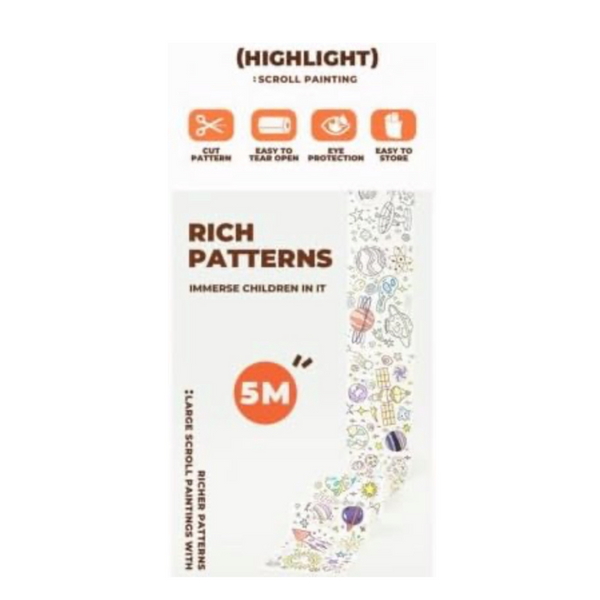 Space-themed self-adhesive scroll for playroom walls – Cheza Plus