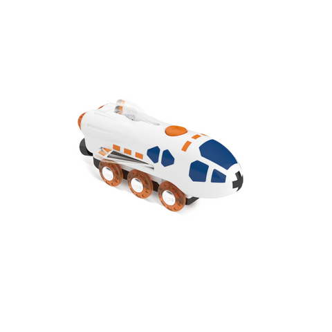 Dual-Mode Space shuttle Hape, train, kids trai, play train, rocket toy, hape toys, toys for boys , toys for girls, toys for 3 years, toys for 4 years old, railway toy
