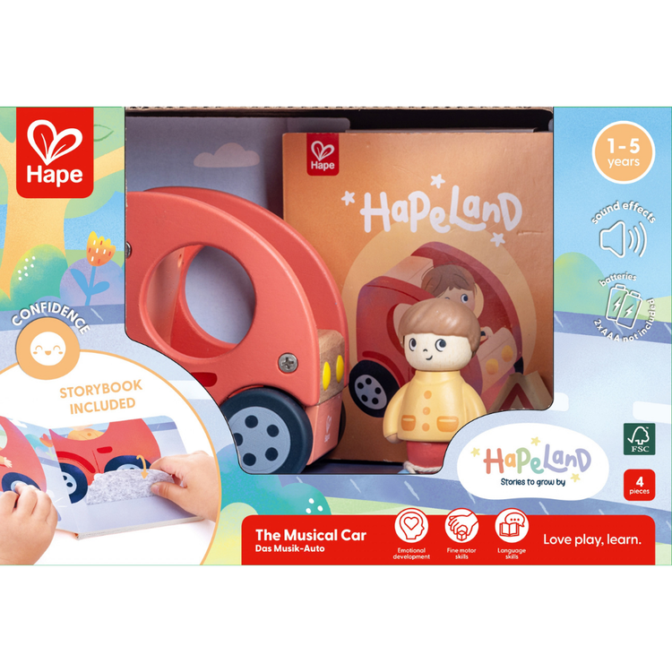 Hape The Musical Car – Interactive Storytelling Toy CHEZA PLUS