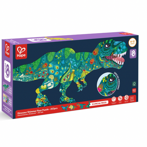 Hape Dino shimmer floor puzzle for kids educational toy Kenya