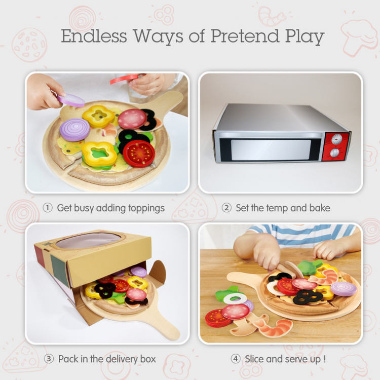 Educational pretend play toy supporting fine motor skills kids
