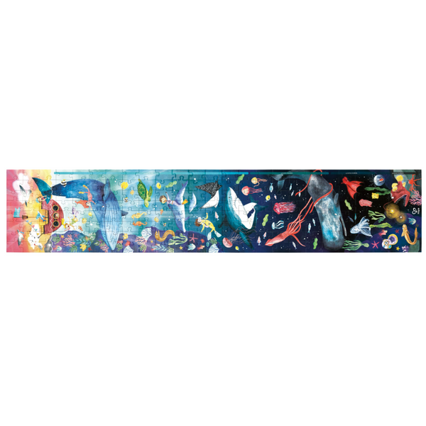 Ocean Life Puzzle 1.5 m long Hape, kids puzzle în Kenya, educational puzzle for kids in Kenya, glow in the dark puzzle, Hape puzzle