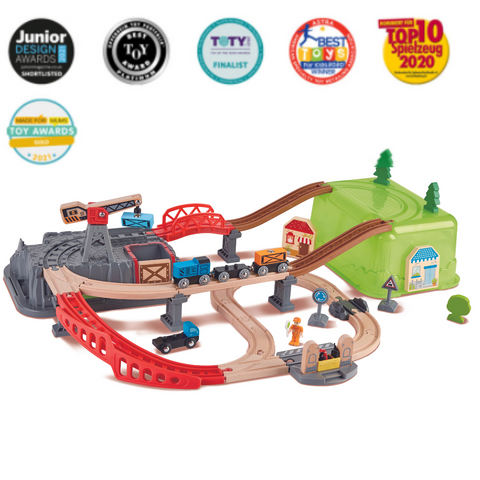 Railway Bucket-Builder-Set Cheza Plus