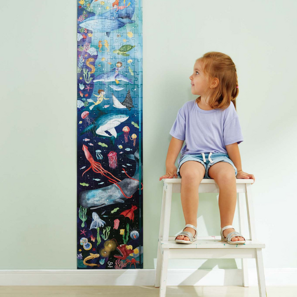 Ocean Life Puzzle 1.5 m long Hape, kids puzzle în Kenya, educational puzzle for kids in Kenya, glow in the dark puzzle, Hape puzzle