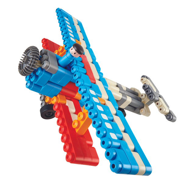 City Airport Building Blocks Cheza Plus, building blocks Kenya, safe blocks kids, construction toy, Hape toys, German toys, made in Germany, Montessori blocks, Montessori education, home schooling toys, online shop for kids in kenya, airplane toy