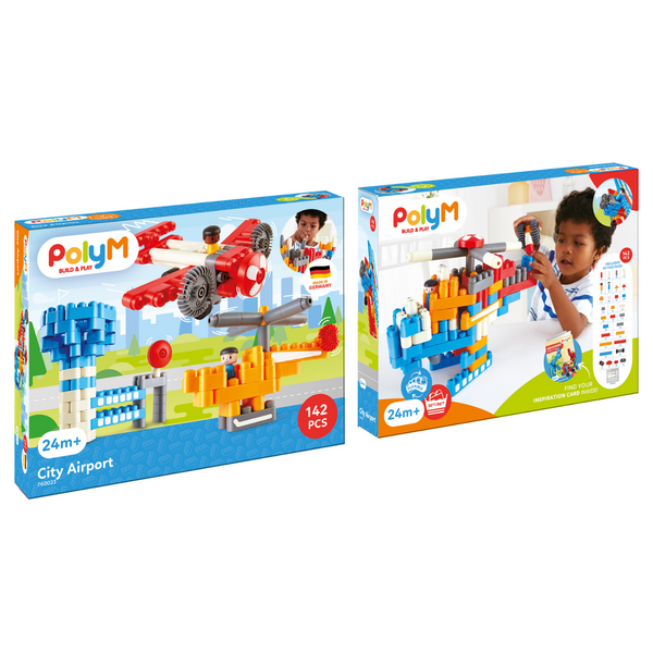 City Airport Building Blocks Cheza Plus, building blocks Kenya, safe blocks kids, construction toy, Hape toys, German toys, made in Germany, Montessori blocks, Montessori education, home schooling toys, online shop for kids in kenya, airplane toy