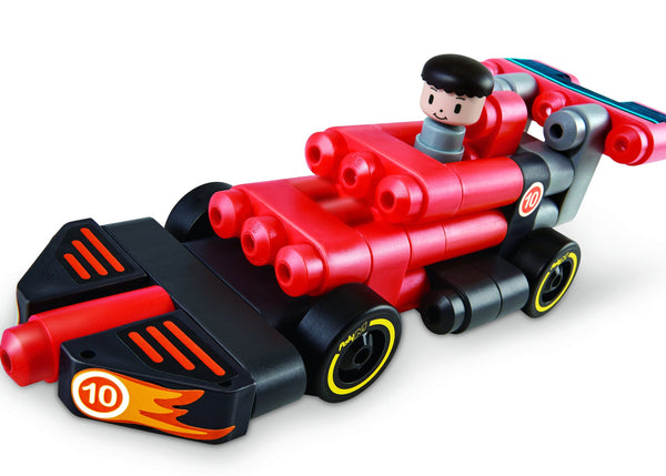 Racing Car - CHEZA PLUS, building bricks Kenya, building blocks, made in Germany, kids blocks