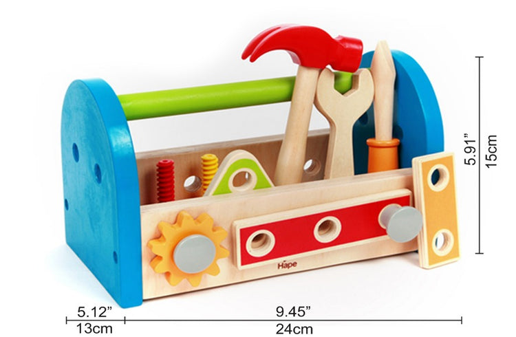 Fix-it Tool Box CHEZA PLUS, wooden tool box Kenya, kids tool box Kenya, Hape tool box Kenya