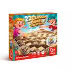 Hape 22 Classic Games Collection – 251-Piece Family Game Set CHEZA PLUS