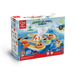 Ben's Eco Catamaran Hape, role play toy, sustainability, wooden toys kenya, ocean toy, toys for 3 years old kids toys kenya, pretend play toys Kenya, wooden pretend play, educational toys Kenya, Hape toys Kenya, German toys, Beleduc, Montessori toys, home schooling, Hape online toys, best online toys Kenya, safe toys for kids 