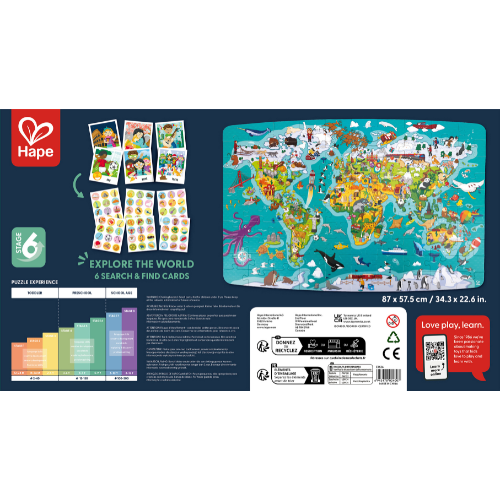 World kids puzzle, Hape puzzles, educational toys, wooden toys, Montessori toys Kenya, educational toys Kenya, toys in Nairobi, safe toys, best toys, online shop Kenya
