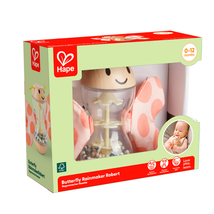 rainmaker toy baby toys rattle gripping raindrops sound infant toy exploring toy, Hape rattle, Hape toys, German toys, cheza plus toys, sensory toy, Montessori toy, home schooling, online toys shop, shop toys in Kenya, best prices in Kenya