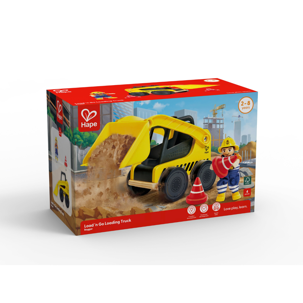 Hape Load’ N Go Loading Truck - fun teuck for ages 3 Years + CHEZA PLUS