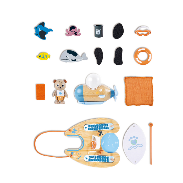 Ben's Eco Catamaran Hape, role play toy, sustainability, wooden toys kenya, ocean toy, toys for 3 years old kids toys kenya, pretend play toys Kenya, wooden pretend play, educational toys Kenya, Hape toys Kenya, German toys, Beleduc, Montessori toys, home schooling, Hape online toys, best online toys Kenya, safe toys for kids