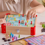 Hape 22 Classic Games Collection – 251-Piece Family Game Set CHEZA PLUS