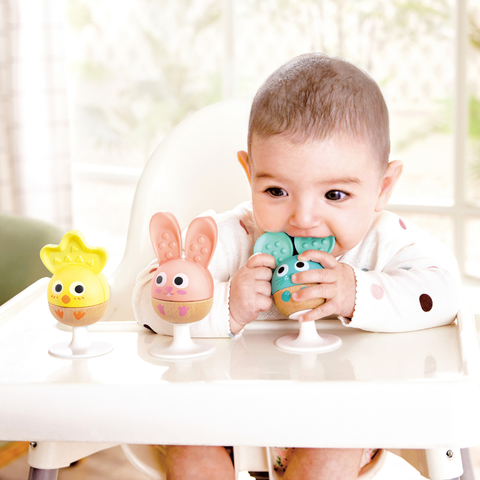 Hape Cheery Critter Rattle Trio - baby rattle toy CHEZA PLUS
