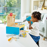 Little Engineer's Workbench Hape, Hape Work bench for kids, educational wooden toys kenya, toys in Kenya, construction toys, durable german toys, kids tool box 
