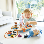 Ben's Eco Catamaran Hape, role play toy, sustainability, wooden toys kenya, ocean toy, toys for 3 years old kids toys kenya, pretend play toys Kenya, wooden pretend play, educational toys Kenya, Hape toys Kenya, German toys, Beleduc, Montessori toys, home schooling, Hape online toys, best online toys Kenya, safe toys for kids 