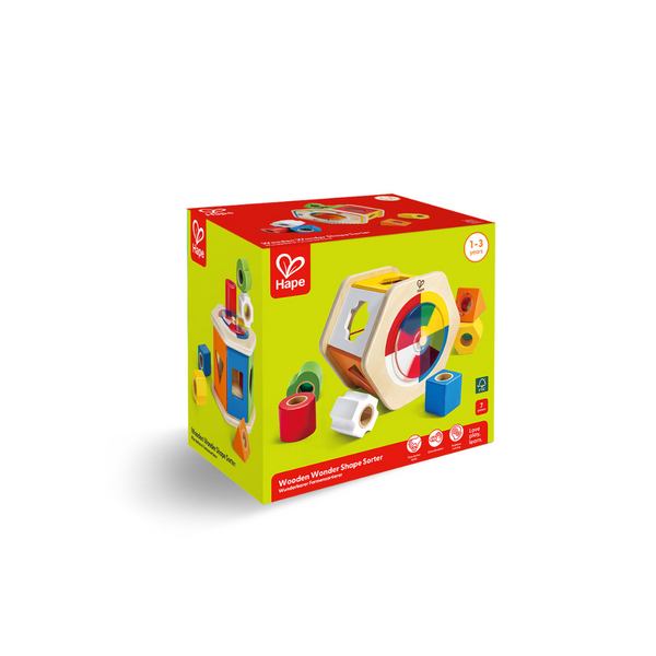 Shape sorter, wooden shape sorter, Hape toys, Wooden toys kenya, educational toys kenya, Montessori toys kenya, toys for 12 months, toys for  1 year old
