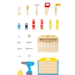 Little Engineer's Workbench Hape, Hape Work bench for kids, educational wooden toys kenya, toys in Kenya, construction toys, durable german toys, kids tool box 