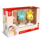 Hape Cheery Critter Rattle Trio - baby rattle toy CHEZA PLUS