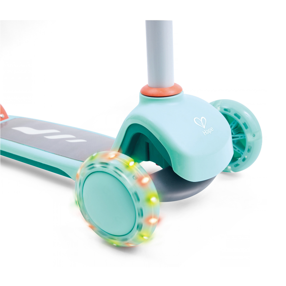 Hape Lean ’n Glide Kick Scooter – Light-Up 3-Wheel Scooter CHEZA PLUS