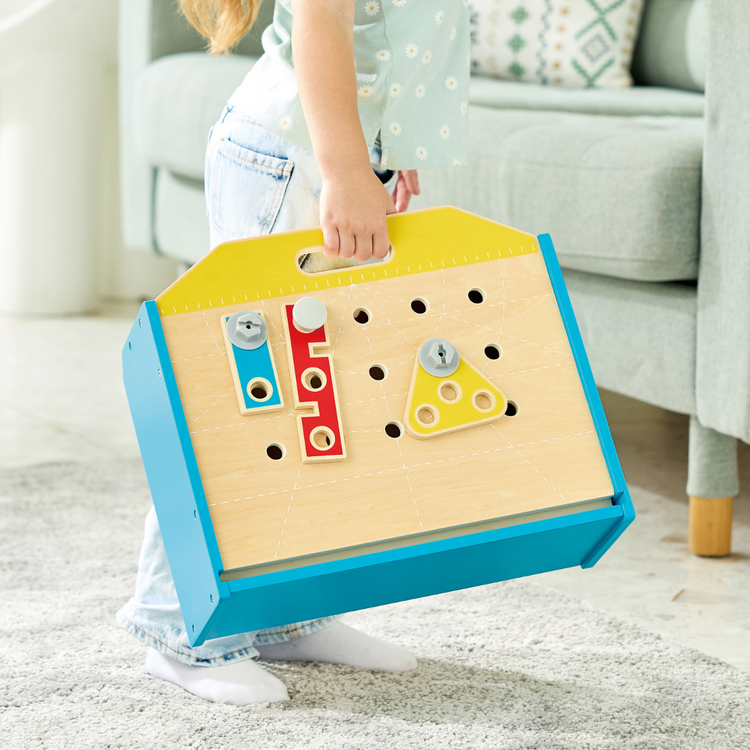 Little Engineer's Workbench Hape, Hape Work bench for kids, educational wooden toys kenya, toys in Kenya, construction toys, durable german toys, kids tool box