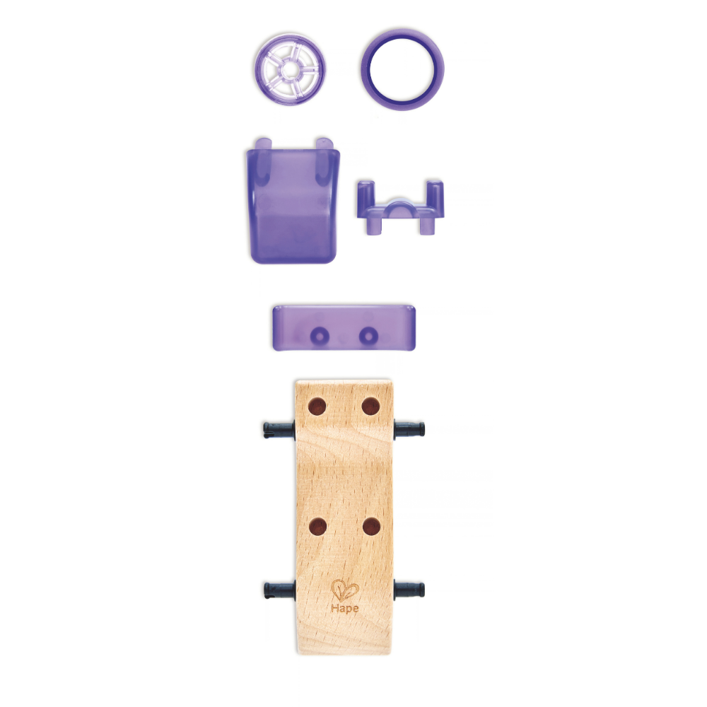 Hape Whizzy Wheels – 11-Piece Mini Vehicle Set CHEZA PLUS