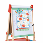 Preschool child in Kenya using Hape Letters and Numbers Tracing Set – Fun Educational Toy for Early Learning