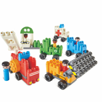 PolyM City Vehicles - building blocks for 24 months + CHEZA PLUS