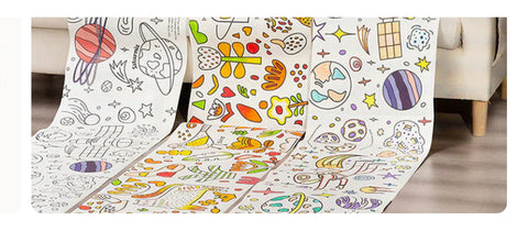 (Copy) Flower Monaco Graffiti Roll – Nature Edition | Creative Coloring Roll for Kids in Kenya - Age 3+Y Flower Monaco