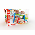 Hape wooden tool box packaging 