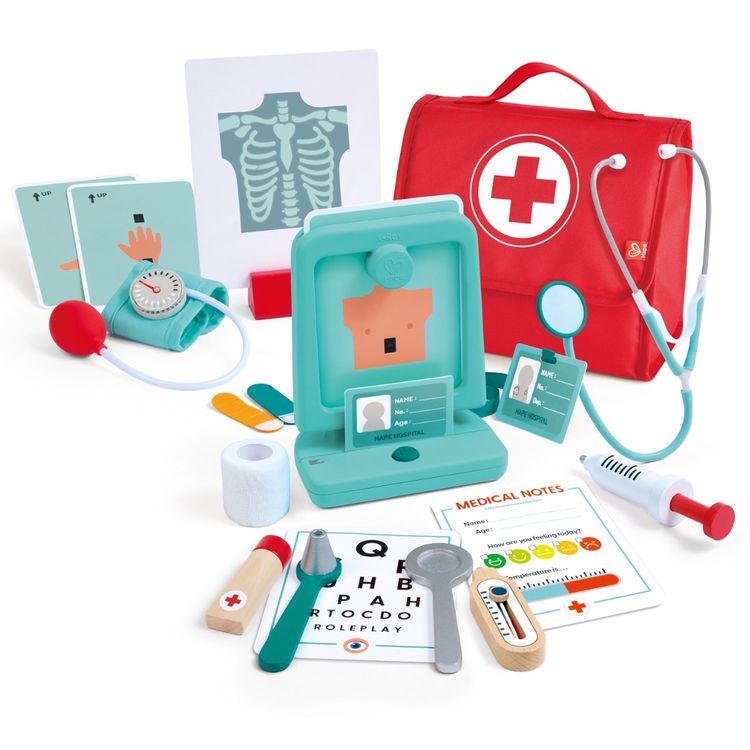 Hape Little Doctor‘s Medical Set 22-pieces Cheza Plus Kenya