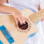 Hape guitar, blue guitar, toys for boys, toys for girls, musical toys Kenya, educational wooden toys, preschool toys, preschool musical toys, kids guitar online, musical instrument Kenya, shop online musical toys, Hape toys Kenya, German toys Kenya, quality toys Kenya, wooden toys Kenya, educational toys Kenya, wooden guitar for kids, children’s guitar