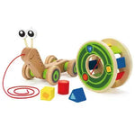 Close-up of shape sorter snail shell – Hape E0349 Kenya