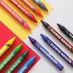 Coloring book with crayons creative art set for children