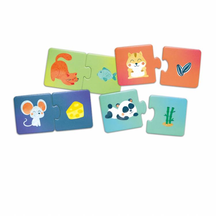 Educational toddler puzzle supporting fine motor and language skills