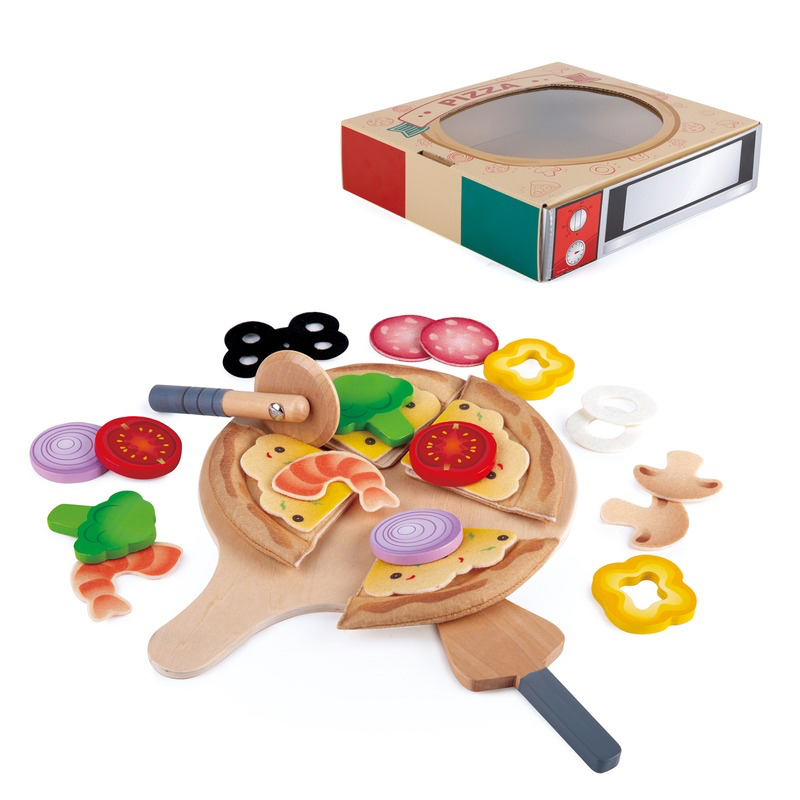 Hape Perfect Pizza playset wooden toy for kids Kenya