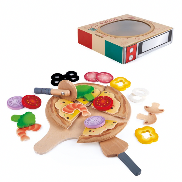 Hape Perfect Pizza playset wooden toy for kids Kenya