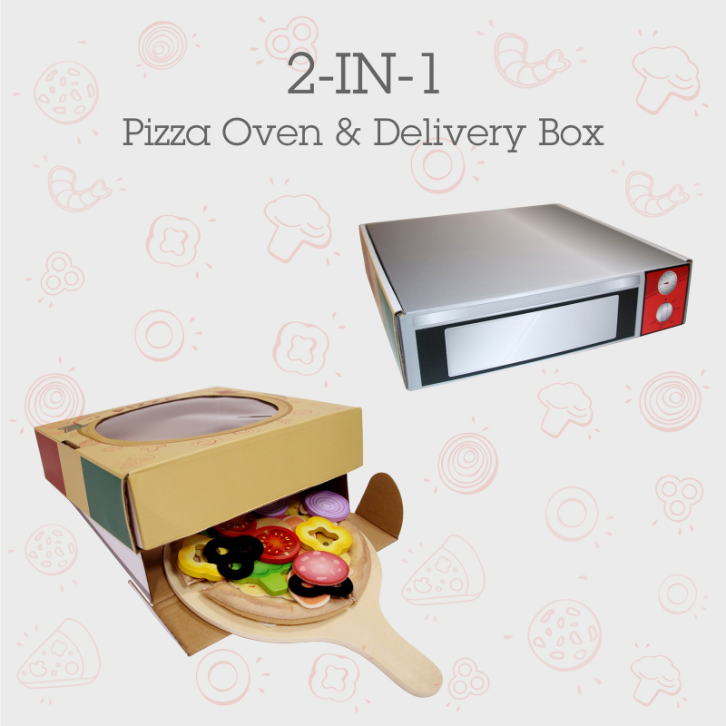 Hape pizza playset full set with accessories for kids