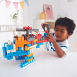 City Airport Building Blocks Cheza Plus, building blocks Kenya, safe blocks kids, construction toy, Hape toys, German toys, made in Germany, Montessori blocks, Montessori education, home schooling toys, online shop for kids in kenya, airplane toy