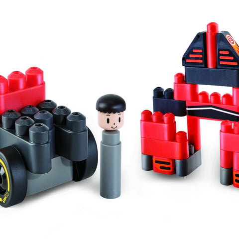 Racing Car - CHEZA PLUS, building bricks Kenya, building blocks, made in Germany, kids blocks 