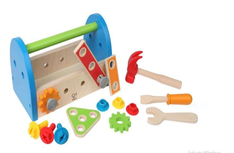 Fix-it Tool Box CHEZA PLUS, wooden tool box Kenya, kids tool box Kenya, Hape tool box Kenya 