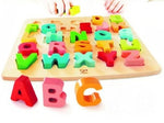 Chunky Alphabet Puzzle CHEZA PLUS, Hape toys, wooden educational toys, German toys, online toys store, shop online, wooden letters, wooden alphabet toy, Montessori alphabet, Montessori game